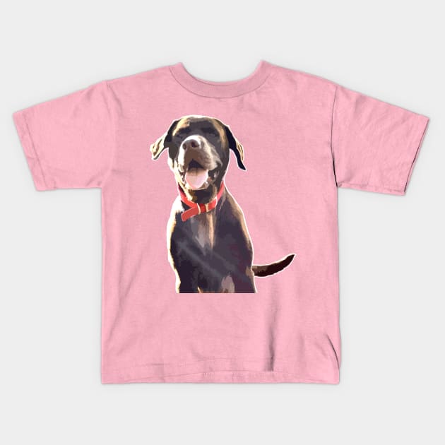 Chocolate Labrador Kids T-Shirt by Yule